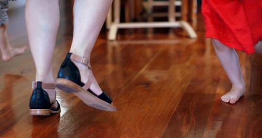 bared footwear